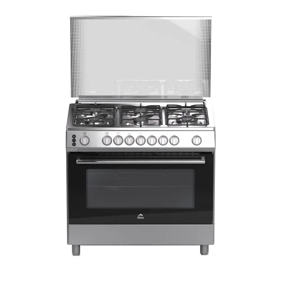 Orca 6 Burner, 90x60cm Gas Cooker, Inox - OR-9060ODFS6B